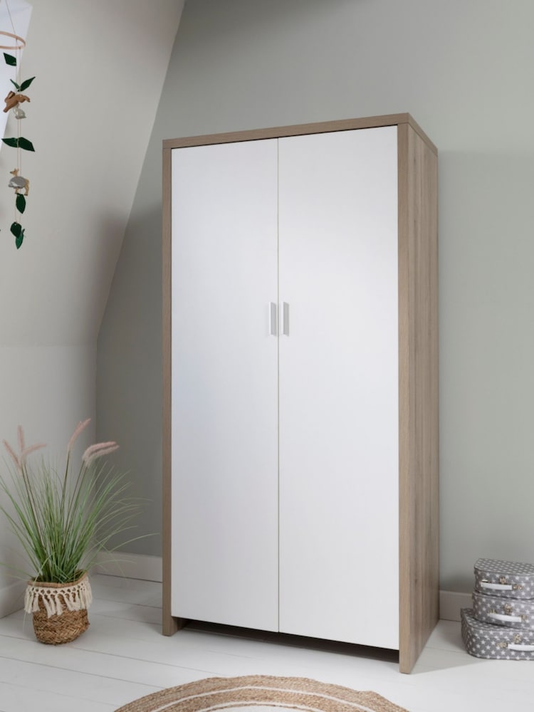 Tutti Bambini White Oak Modena Nursery Wardrobe - Image 1 of 4