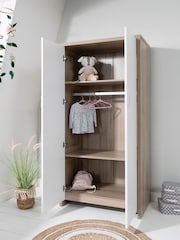 Tutti Bambini White Oak Modena Nursery Wardrobe - Image 2 of 4