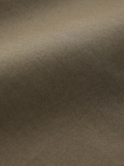 Qəhvəyi - Barrel Fit - Single Pleat Cotton Rich Stretch Chinos - 5şəkildən 2 şəkil