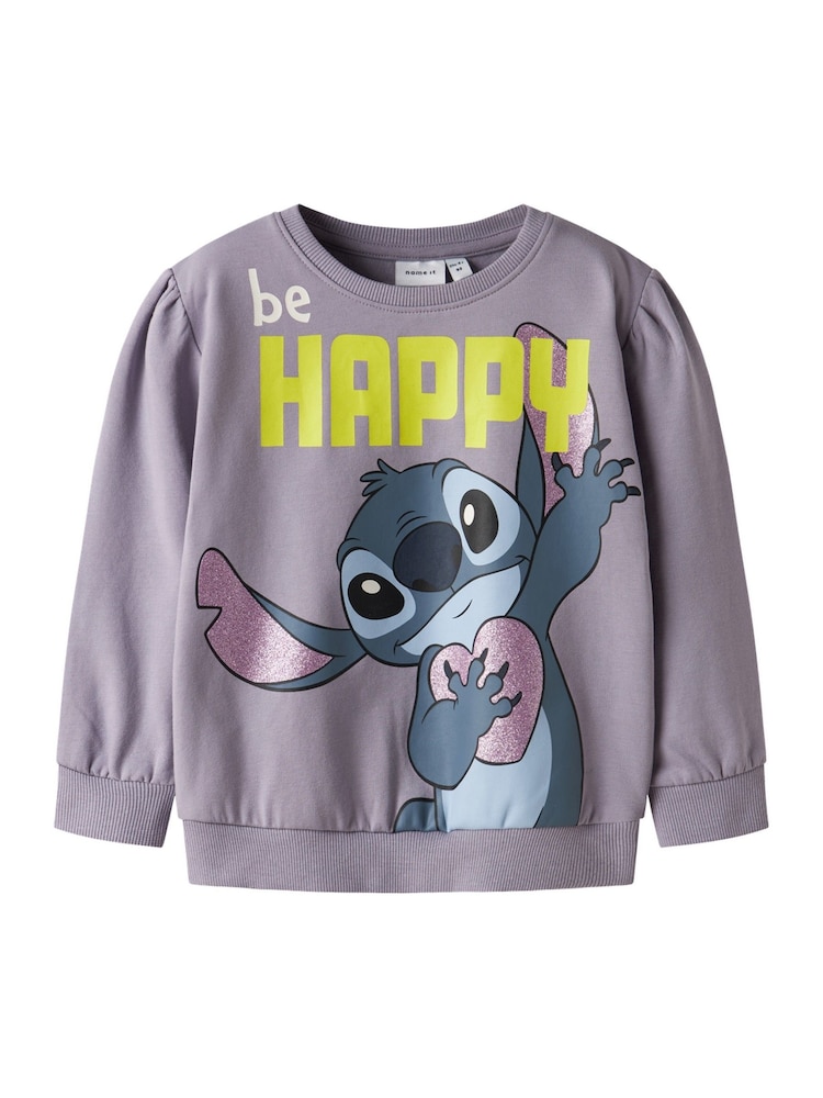 Name It STITCH Be Happy Sweatshirt - Imaginea 2 din 4