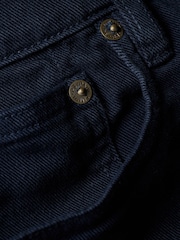 PS Paul Smith Blue Regular Fit Twill Trousers - Image 6 of 7