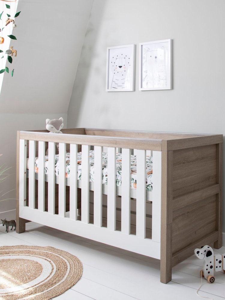 Tutti Bambini White Oak 3 Piece Modena Nursery Furniture Set - Image 2 of 10