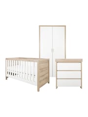 Tutti Bambini White Oak 3 Piece Modena Nursery Furniture Set - Image 8 of 10