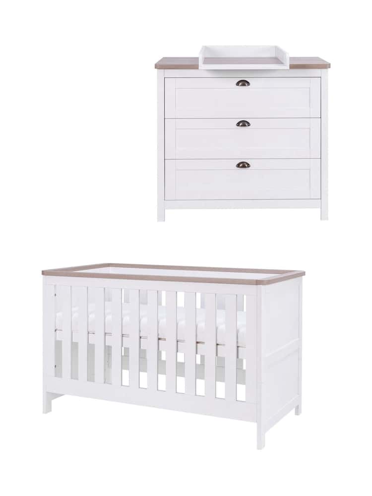 Tutti Bambini White Oak 2 Piece Verona Nursery Furniture Set - Image 2 of 10 Tutti Bambini White Oak 2 Piece Verona Nursery Furniture Set - Image 2 of 10