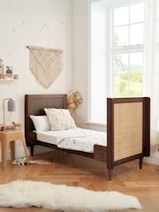 Tutti Bambini Warm Walnut 2 Piece Japandi Nursery Furniture Set - Image 4 of 9