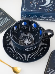 Something Different Blue Moon Phase Teacup and Saucer - Image 2 of 5