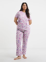 Simply Be Leopard Pyjamas Set - Bild 1 von 4