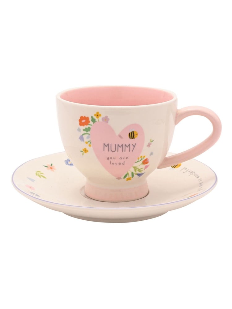 Widdop Cream Cup & Saucer Mummy - Image 1 of 3