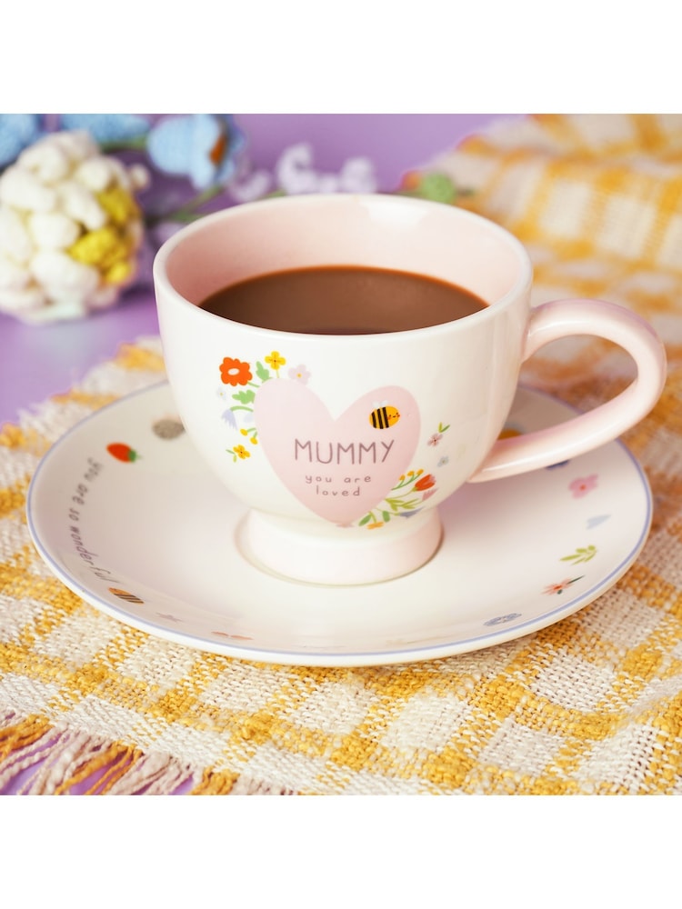 Widdop Cream Cup & Saucer Mummy - Image 2 of 3