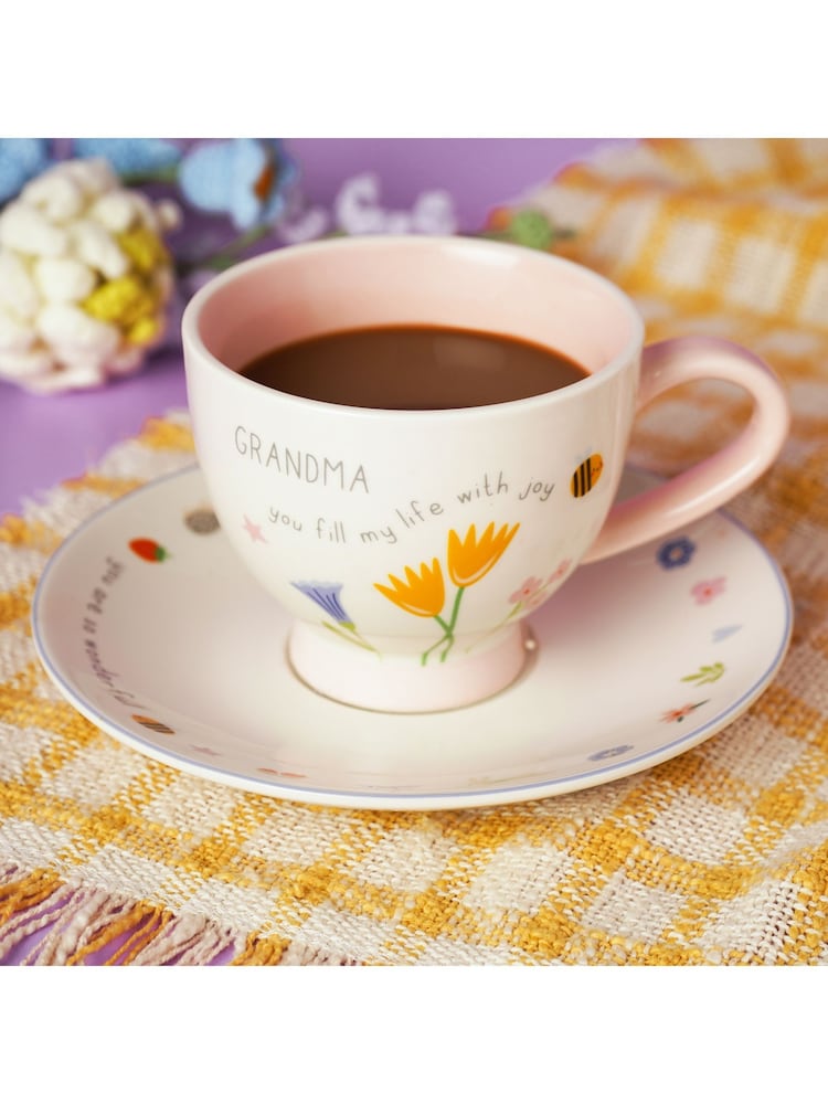 Widdop Cream Cup & Saucer Grandma - Image 2 of 3