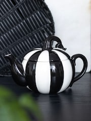 Something Different Striped Pumpkin Teapot - תמונה 1 מתוך 5