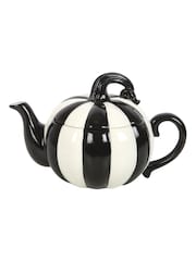 Something Different Striped Pumpkin Teapot - תמונה 2 מתוך 5