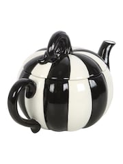 Something Different Striped Pumpkin Teapot - תמונה 4 מתוך 5