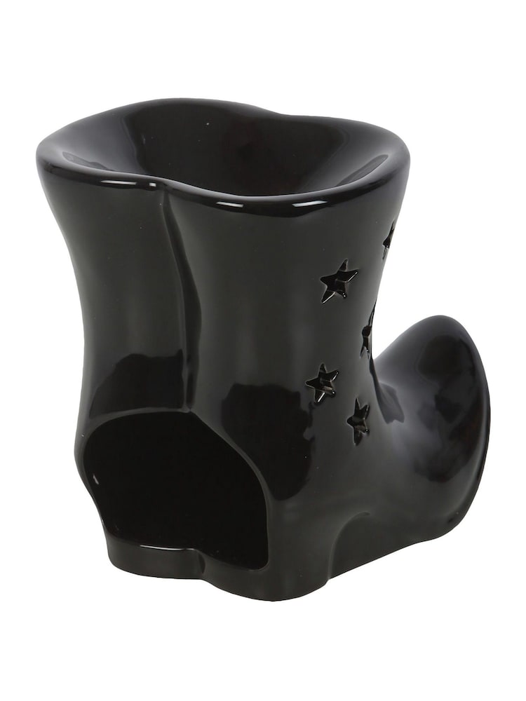 Something Different Black Witch Boots Ceramic Oil Burner - Image 4 of 4