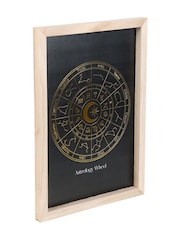 Something Different Black Astrology Wheel Framed Wall Art Print - Image 3 of 4