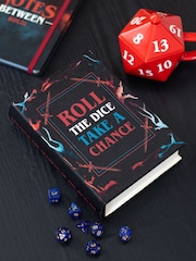 Something Different Black Roll the Dice Take a Chance Book Shaped Storage Box - Image 1 of 4