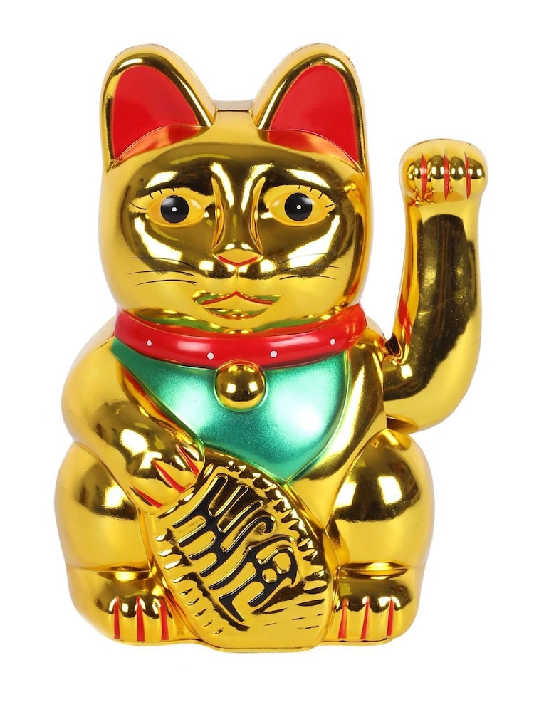 Something Different Gold 6 Inch Money Cat - Image 1 of 2