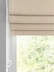 Flax Natural Coil Made to Measure Roman Blinds - Image 2 of 6