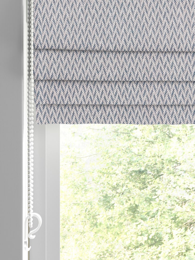 Indigo Pablo Made to Measure Roman Blind - Image 2 of 6