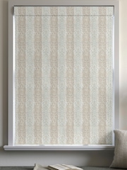 Duck Egg Blue Leopard Stripe Made to Measure Roman Blinds - Image 5 of 6