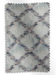 Blue Abstract Geo Jacquard Made to Measure Roman Blinds - Image 6 of 6