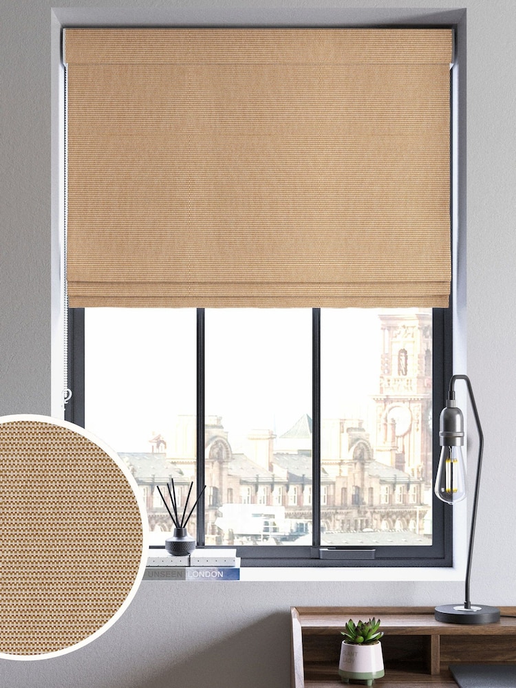 Autumn Orange Tabby Made to Measure Roman Blinds - Image 1 of 6