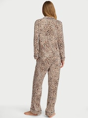 Victoria's Secret Leopard Brown Modal Long Pyjamas Set - Image 2 of 3