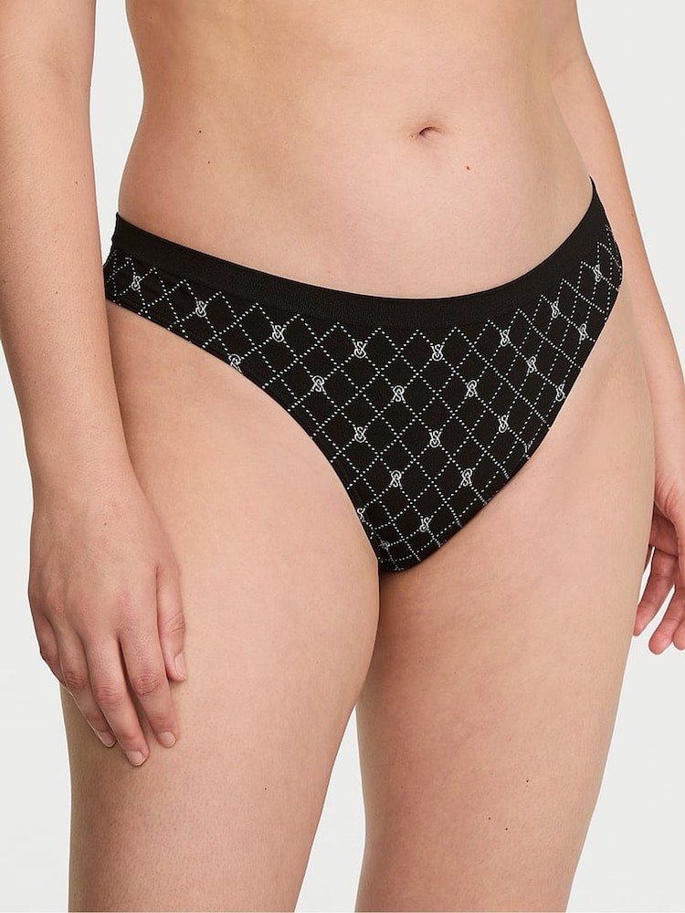 Victoria's Secret Black Diamond Thong Knickers - Image 1 of 2