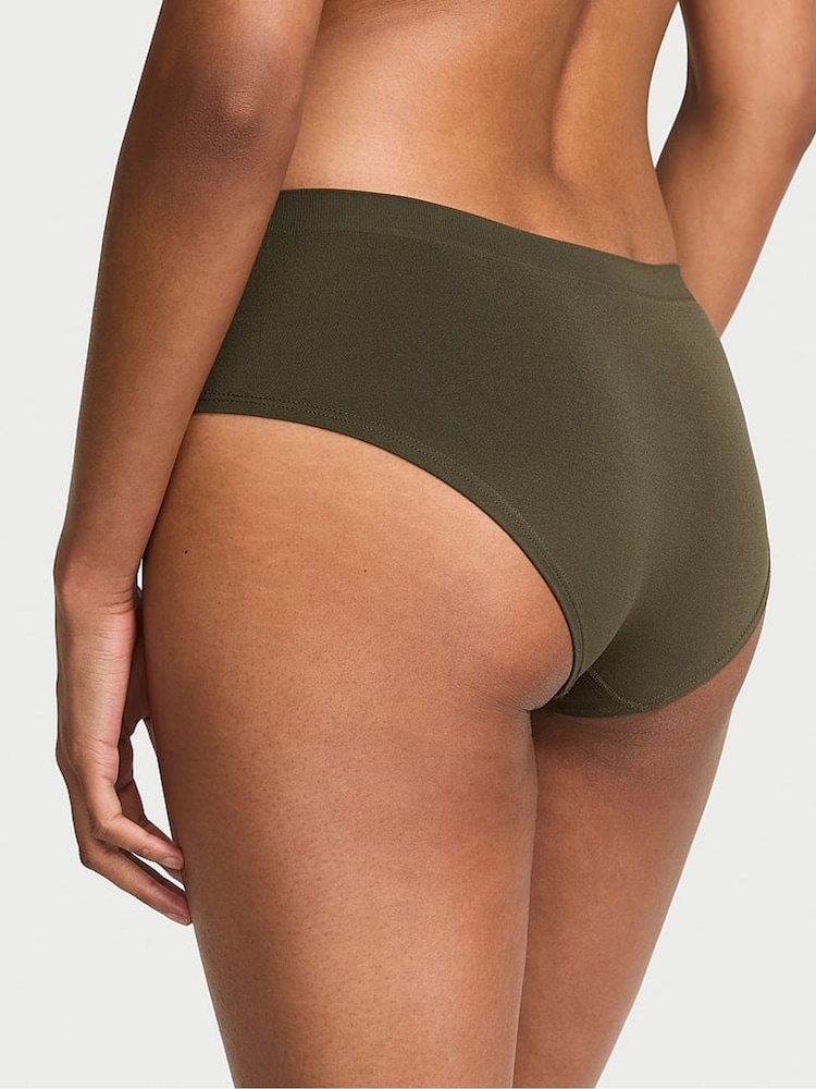 Victoria's Secret Olive Green Hipster Knickers - Image 2 of 2 Victoria's Secret Olive Green Hipster Knickers - Image 2 of 2