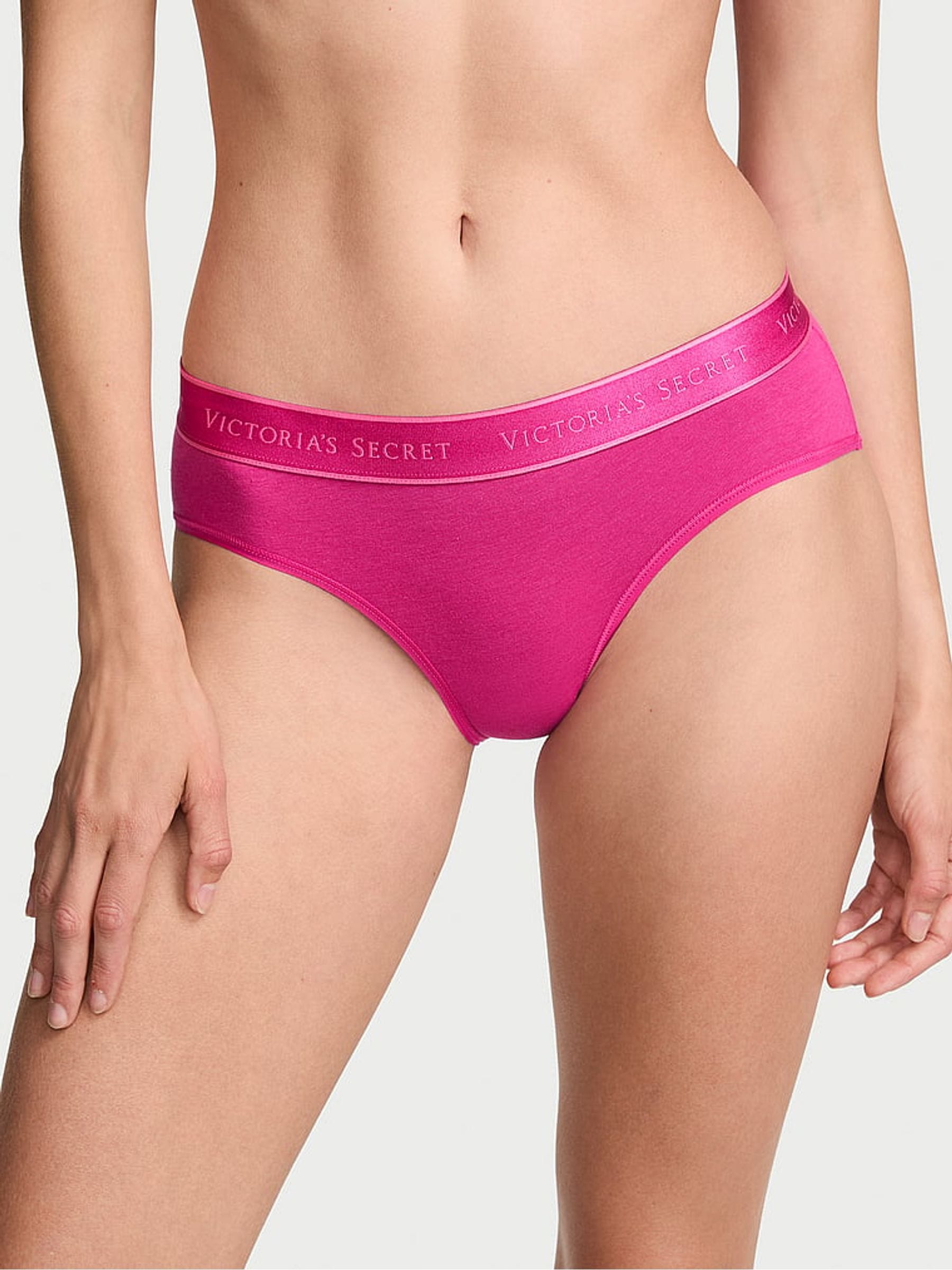 Victoria's Secret Pink Fire Hipster Logo Knickers