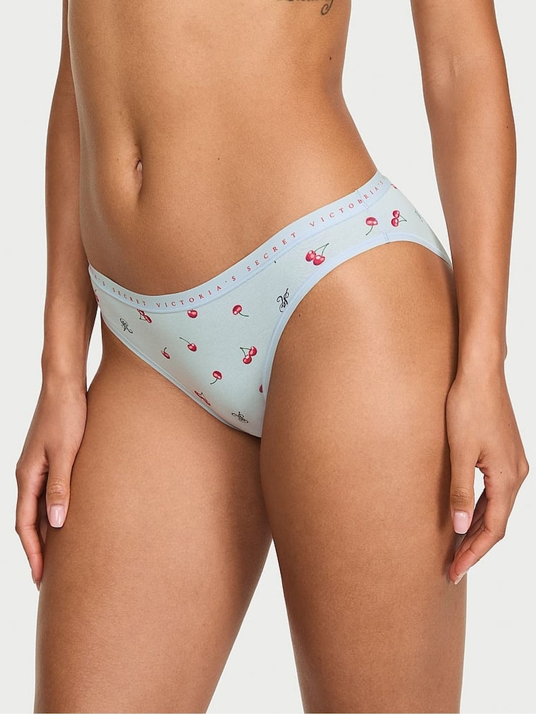 Victoria's Secret Blue Cherries Bikini Knickers - Image 1 of 2