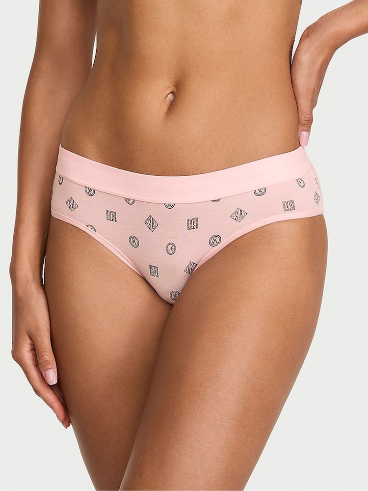 Victoria's Secret Angel Pink Hipster Logo Knickers - Image 1 of 2