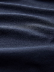 أزرق داكن - بلوزة كُم طويل بياقة وشاح - صورة 8 من 8