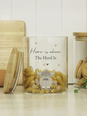 Personalised Highland Cow Storage Jar by PMC - Image 2 of 3