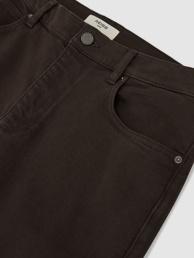 Reiss Brown Bishopsgate Jeans - Image 6 of 6