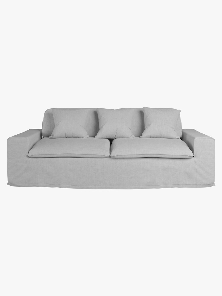 Abigail Ahern Taupe Madison Mega 4 Seater Sofa - Image 2 of 4