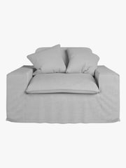 Abigail Ahern Silver Madison Mega 1.5 Seat Snuggler - Image 3 of 4