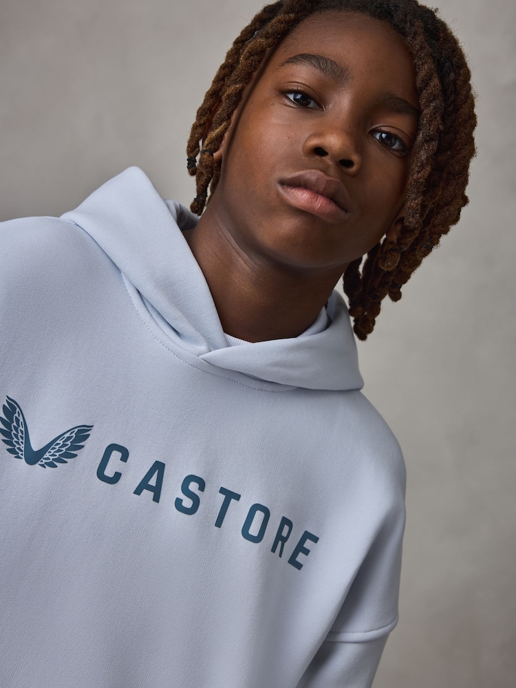 Castore Blue & Grey Oversized Hoodie and Joggers Set - Image 5 of 5
