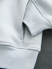 Castore Tonal Grey Oversized Hoodie and Shorts Set - Image 11 of 14
