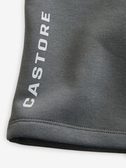 Castore Tonal Grey Oversized Hoodie and Shorts Set - Image 12 of 14