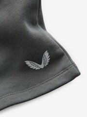 Castore Tonal Grey Oversized Hoodie and Shorts Set - Image 13 of 14