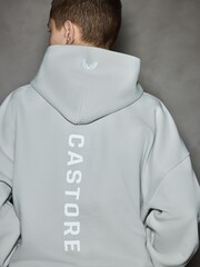 Castore Tonal Grey Oversized Hoodie and Shorts Set - Image 6 of 14