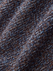 Blue Signature Twisted Lambswool Stag Logo Crew Neck Jumper - Image 9 of 9