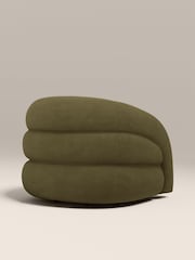 Cult Furniture Moss Green Chaplin Velvet Swivel Accent Chair - Image 6 of 8