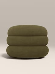 Cult Furniture Moss Green Chaplin Velvet Swivel Accent Chair - Image 7 of 8