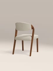 Cult Furniture Speckled Stone Kennedy Boucle Dining Chair - Image 6 of 8