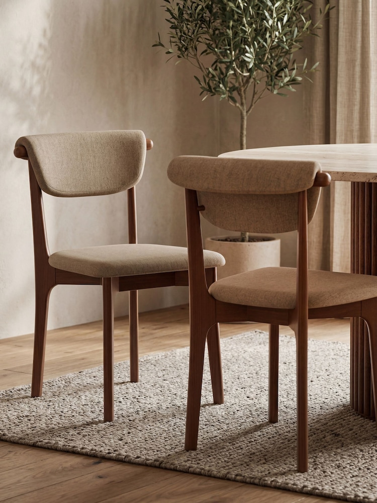 Cult Furniture Set of 2 Latte Nobu Dining Chairs - Image 1 of 8 Cult Furniture Set of 2 Latte Nobu Dining Chairs - Image 1 of 8