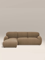 Cult Furniture Speckled Cappuccino Cloud Boucle Left Hand Chaise Sofa - Image 2 of 8