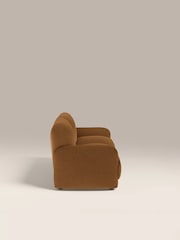 Cult Furniture Caramel Brown Velvet Cloud 3 Seat Sofa - Image 5 of 8
