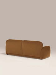 Cult Furniture Caramel Brown Velvet Cloud 3 Seat Sofa - Image 6 of 8